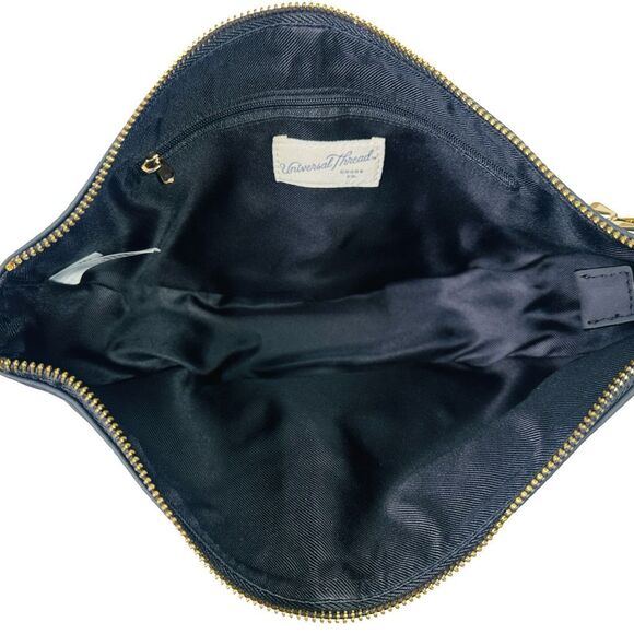 Universal Thread Slouched Half-Moon Shoulder Bag - Black - 12” x 7” x 3” - Picture 2 of 4